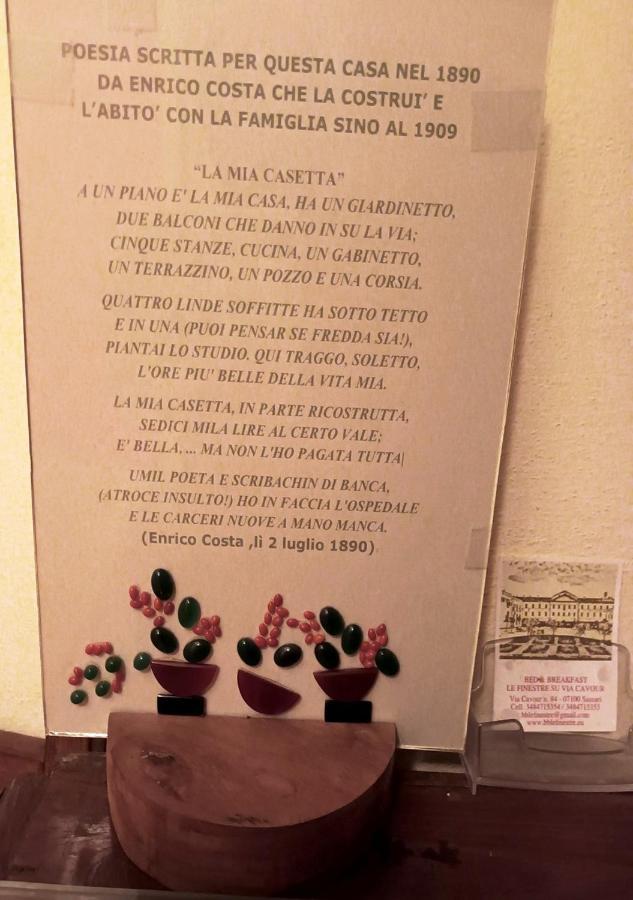 B&B Le Finestre Su Via Cavour Sassari Exterior photo