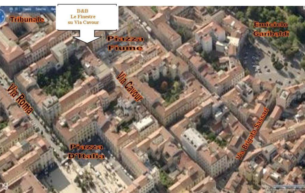 B&B Le Finestre Su Via Cavour Sassari Exterior photo